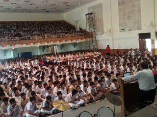 Dr. M.N.Thareja with Dr Ketan Desai president world medical Association Dr. Dalbir Singh.